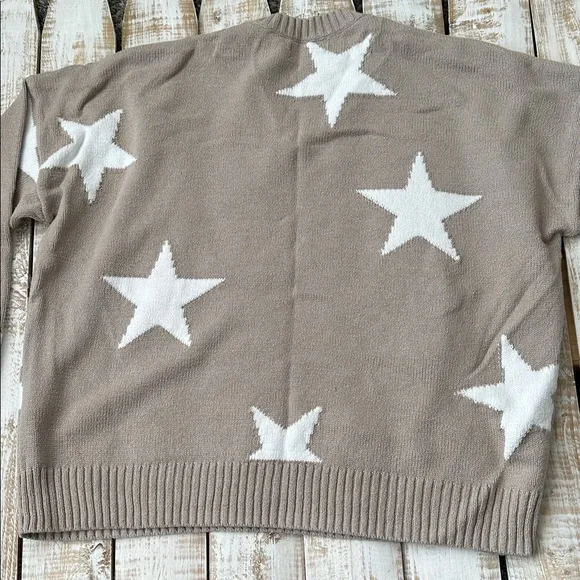 Hollister Sweater Size S Star Print - Picture 5 of 6